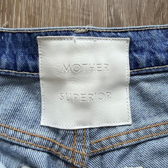 Mother The Tomcat Roller Jeans Womens 26 Blue/Pretty Is As Pretty Does - Picture 7 of 13